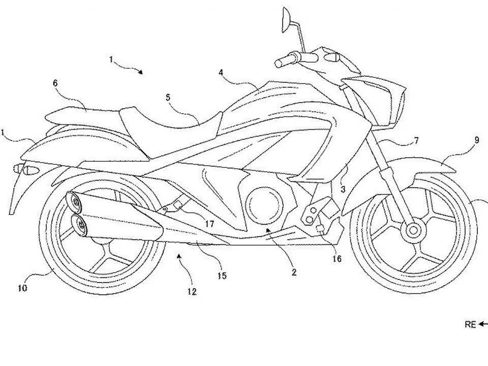 Patente para uma nova Intruder 250 na Índia