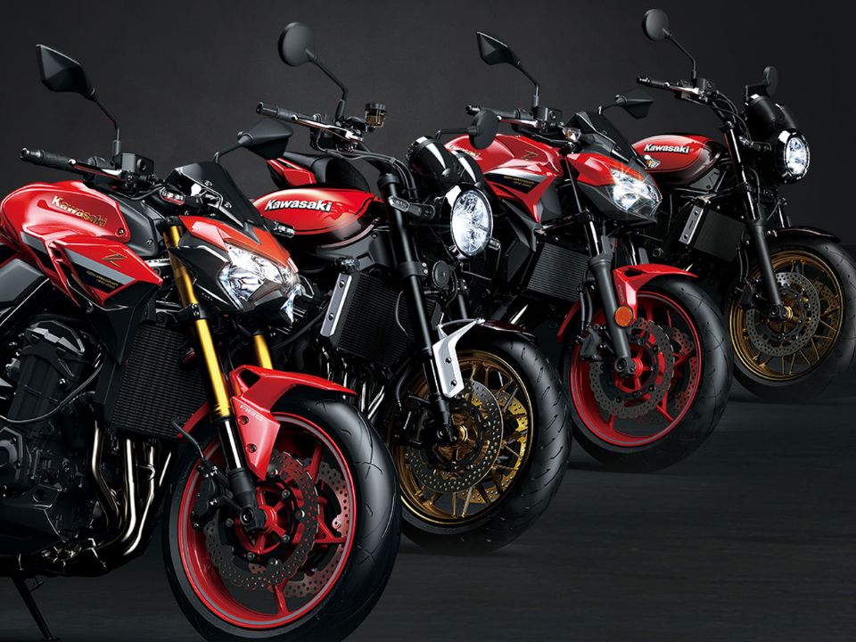 Edies especiais de comemorao de 50 anos da linha Z da Kawasaki