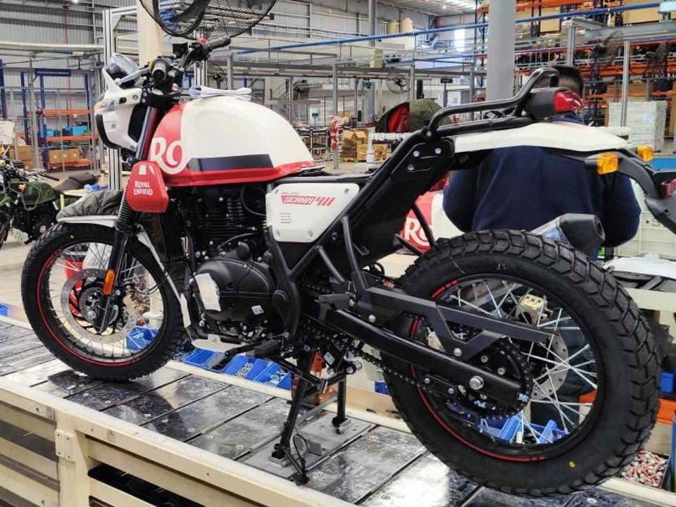 Royal Enfield Scram 411 em produo na Argentina