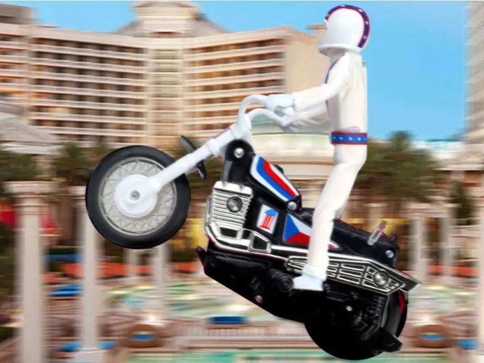 Evel Knievel: um brinquedo para gente grande