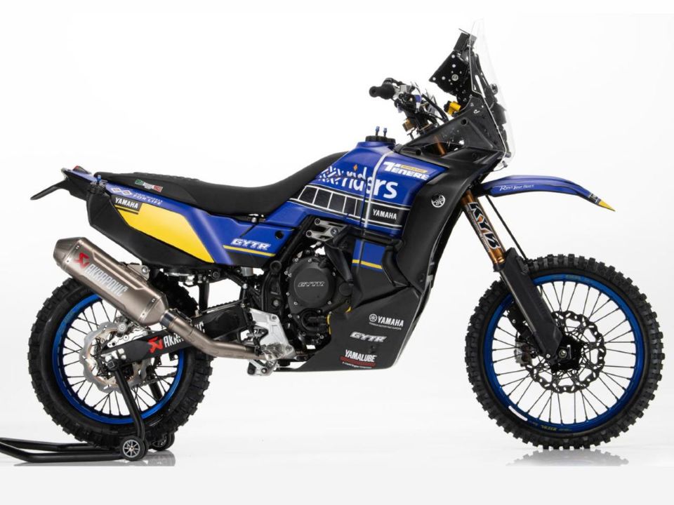 Yamaha Ténéré 700 World Raid preparada para rali