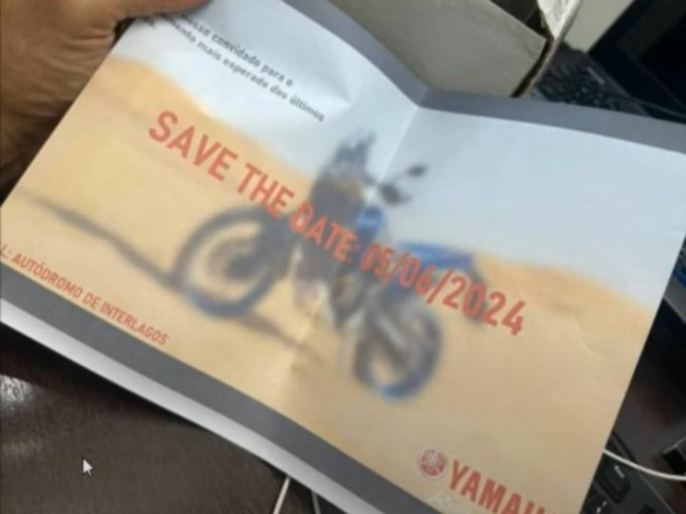 Imagem que circula na internet no ?oficial da Yamaha, diz marca