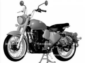 Royal Enfield Classic 350 Bobber tem desenho revelado em patente