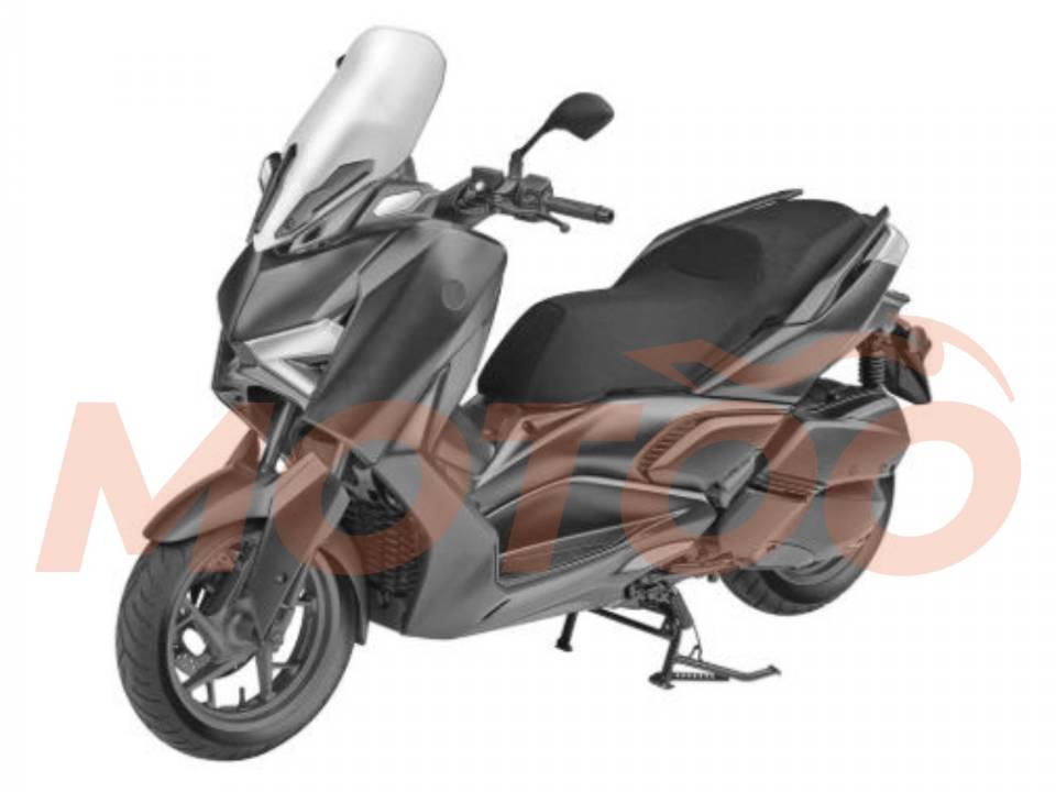 Yamaha XMax atualizada aparece em registro de patente